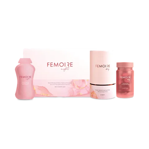 Femoire 日夜美肌套裝（煥亮養顏錠 + 玫瑰花胎素）